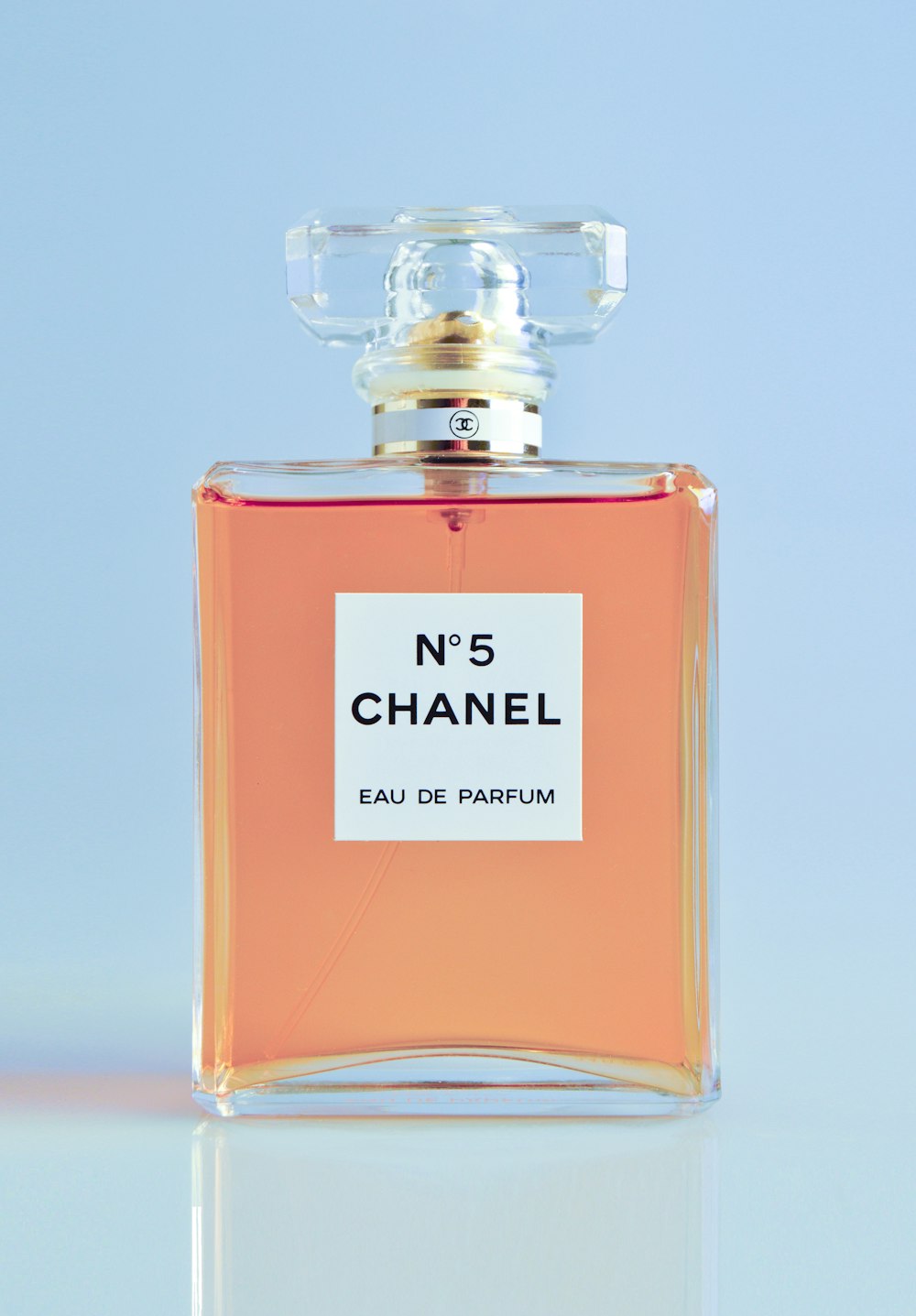 Perfume bottle glow